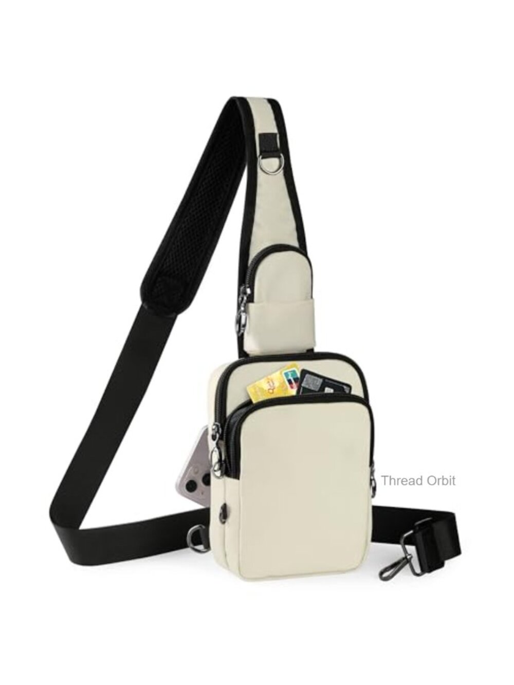 RFID Blocking Anti-Theft Crossbody Sling Bag Nylon Water-Resistant Travel